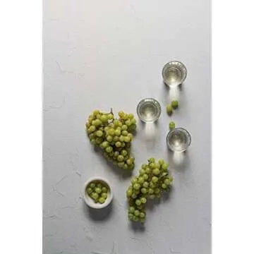 Bessie Bakes Super-Thin & Pliable Simple White Textured Replicated Photography Backdrop 2 Feet Wide x 3 Feet Long