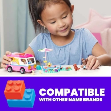 MEGA Construx Barbie DreamCamper Building Set with 2 Dolls