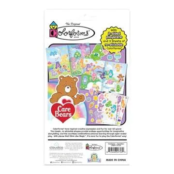 Care Bears Colorforms Reusable Sticker Set for Kids