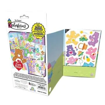 Care Bears Colorforms Reusable Sticker Set for Kids