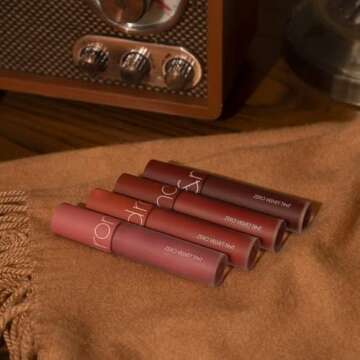 rom&nd] Zero Velvet Tint Autumn Knitwear 4Colors | Velvet matte, Long-lasting, Smudge-resistant, super stay matte ink, Natural-beauty | Lip Tint for Daily Use, K-beauty | 5.5g/0.2oz No. 20 BERRY KNIT