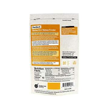 I'm Free Perfect Gluten-Free Baking Powder Vegan ⊘ Non-GMO Gluten-Free OU Kosher Certified - 8 oz.