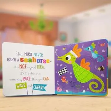 Never Touch a Shark A Tactile Book for Toddlers