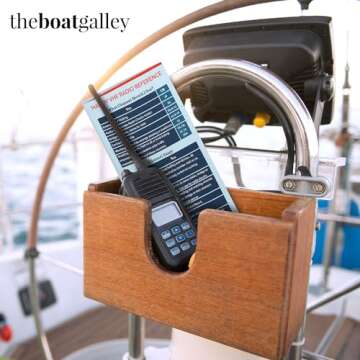 Quick Guide for VHF Radio Marine - Handy Boating Must Haves | Boating Accessory Reference for Improv...