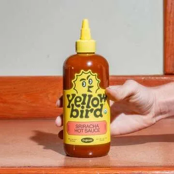 Yellowbird Organic Sriracha Hot Sauce 19.6 oz Bottle