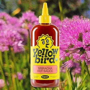 Yellowbird Organic Sriracha Hot Sauce 19.6 oz Bottle