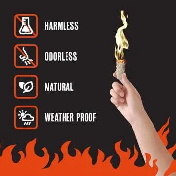 Grill Trade Fire Starters - 50pcs Grill Starter Made of Pine Wood Shavings & Food-Grade Wax with 8-10 Minutes Burning Time - Weatherproof & Odorless - Ideal for Indoor & Outdoor Use