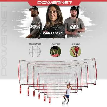 Portable Soccer Goal with Carry Bag - PowerNet