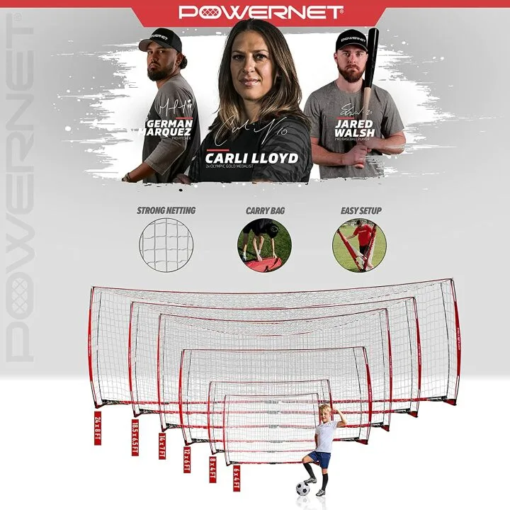 Portable Soccer Goal with Carry Bag - PowerNet