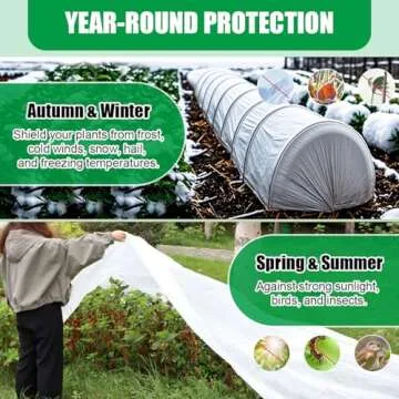 Plant Covers for Frost Protection and Garden Care