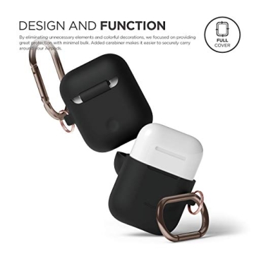 Elago Silicone Case with Keychain for AirPods 1 & 2