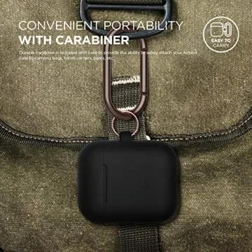 Elago Silicone Case with Keychain for AirPods 1 & 2