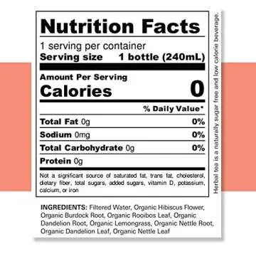 TEAONIC I Love My Skin Detox Tea, Refreshing Herbal Tea With Hibiscus And Lemongrass, Zero Calorie, ...