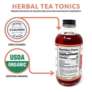 TEAONIC I Love My Skin Detox Tea, Refreshing Herbal Tea With Hibiscus And Lemongrass, Zero Calorie, Sugar-Free, Caffeine-Free, USDA-Certified Organic Tea, Pack of 12, 8 Fl. Oz Each