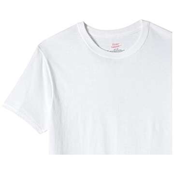 Hanes Men's Tagless Cotton Crew Neck Undershirts - 3-Pack Comfort