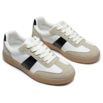 Rihero Women's Fashion Sneakers Non-Slip Casual Shoes