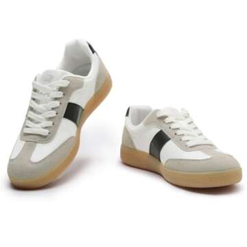 Rihero Women's Fashion Sneakers Non-Slip Casual Shoes