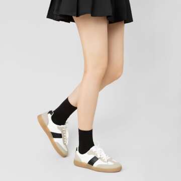 Rihero Women's Fashion Sneakers Non-Slip Casual Shoes