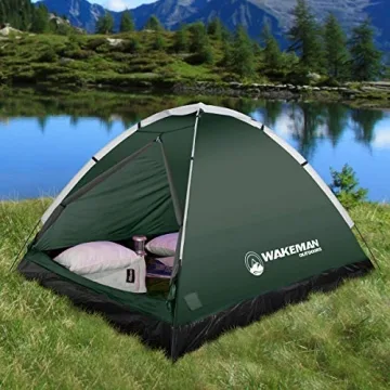 Lightweight 2 Person Camping Tent with Rain Fly