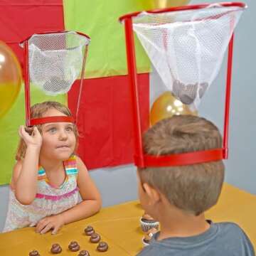 Fairly Odd Novelties Poop Shoot Head Hoop Contest - Hilarious Poop Emoji Themed Game - Ultimate Whit...