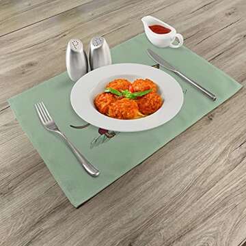 Dachshund Place Mats Set of 4 - Colorful and Washable