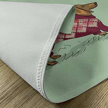 Dachshund Place Mats Set of 4 - Colorful and Washable