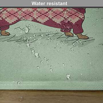 Dachshund Place Mats Set of 4 - Colorful and Washable