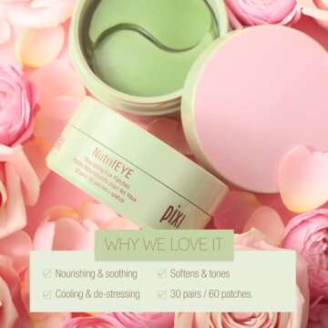 Pixi NutrifEYE Rose Eye Patches for Tired Eyes