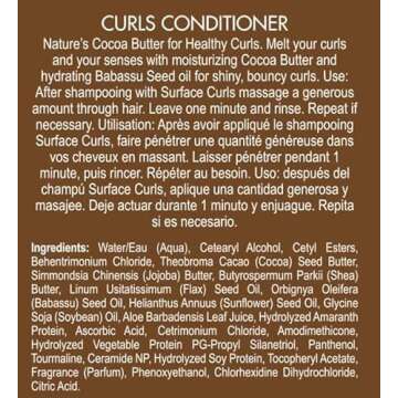Surface Hair Curls Conditioner, 6 Fl Oz (Packaging may vary)