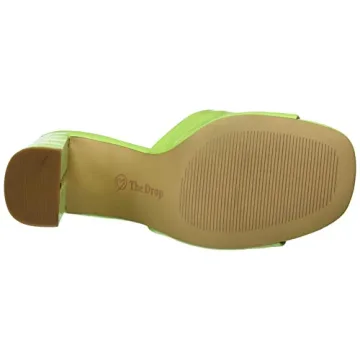 Stylish The Drop High Block Heeled Mule Sandals for Women