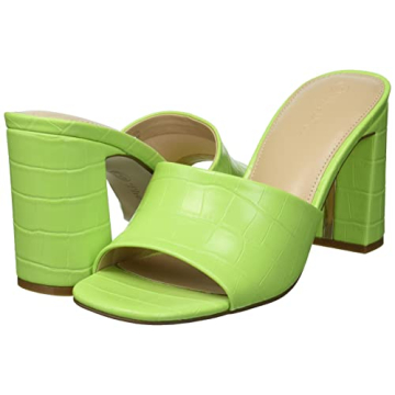 Stylish The Drop High Block Heeled Mule Sandals for Women