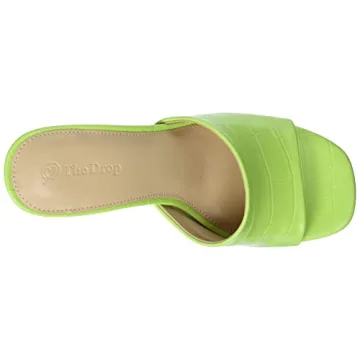 Stylish The Drop High Block Heeled Mule Sandals for Women