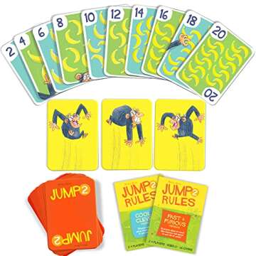 Melon Rind Jump 2, Math Game for Kids Learning Multiples of 2, Lively Card Game, a Fun Math Activity for Boosting Confidence, Quick and Easy Screenless Fun, Ages 6+