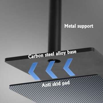 Ring Light with Stand, Desk Ring Light with Phone Holder, Overhead Phone Mount with Ring Light for Cooking, Live Streaming, Video Recording, Makeup, and Zoom Meetings