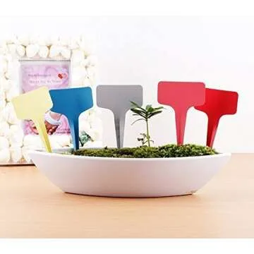 Buy KINGLAKE Waterproof Plastic Plant Labels - 100 Pcs