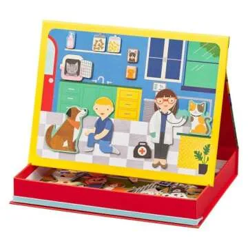 Pet Hospital Magnetic Play Scene - Eco-Friendly Fun