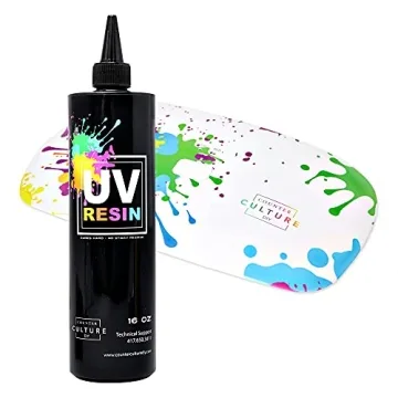 Counter Culture DIY Clear UV Resin Bundle with 24W UV Lamp - Ideal for Jewelry and Crafts