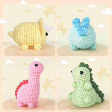 Complete Crochet Kit for Beginners with Extra Yarn