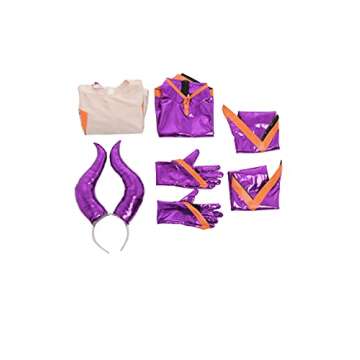 miccostumes Women's Deluxe Mount Lady Cosplay Costume With Foam Horns (M)