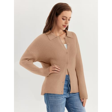 LILLUSORY Women's Cozy Oversized Cardigan for Fall