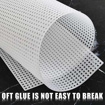 BUYGOO 20 Pack Plastic Canvas Sheets for Crafts