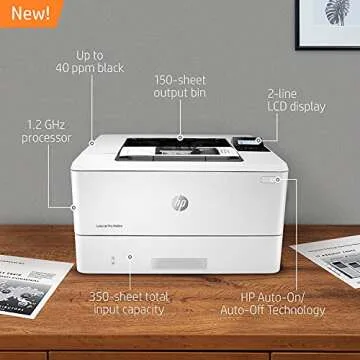 HP LaserJet Pro M404n High-Quality Monochrome Printer