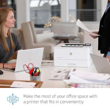 HP LaserJet Pro M404n Monochrome Printer with built-in Ethernet (W1A52A)