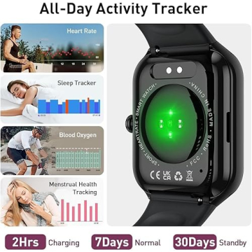 Advanced Smart Watch with Bluetooth Call & Fitness Tracking