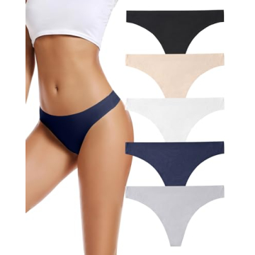 Voenxe Seamless Thongs - No Show Women's Underwear