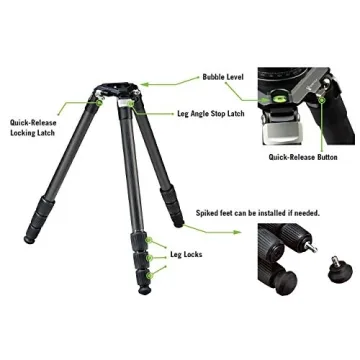 Vortex Radian Carbon Tripod Kit for Outdoor Enthusiasts