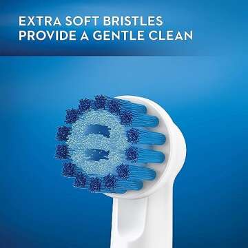 Oral-B Sensitive Gum Care Replacement Brush Heads for an Oral-B Electric Toothbrush, Pack of 5
