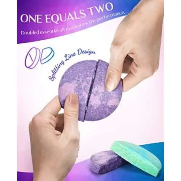 POPCHOSE Aromatherapy Shower Steamers - Gift of Relaxation