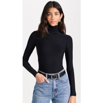 Commando Butter Turtleneck Bodysuit Midnight Soft Stretchy Comfort