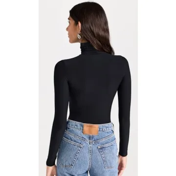 Commando Butter Turtleneck Bodysuit Midnight Soft Stretchy Comfort